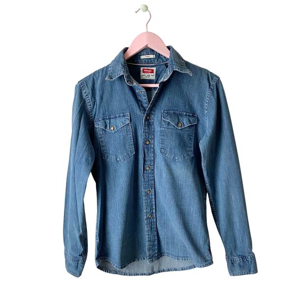 Wrangler Vintage Denim Button Down - Picture 1 of 7
